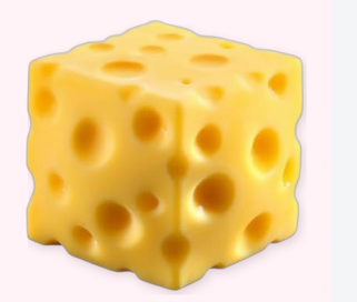 Fromage Jouet Anti Stress Cheese Cube
