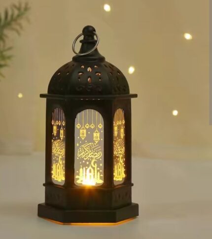 Fanous Décoratif Avec Bougie Lumineuse